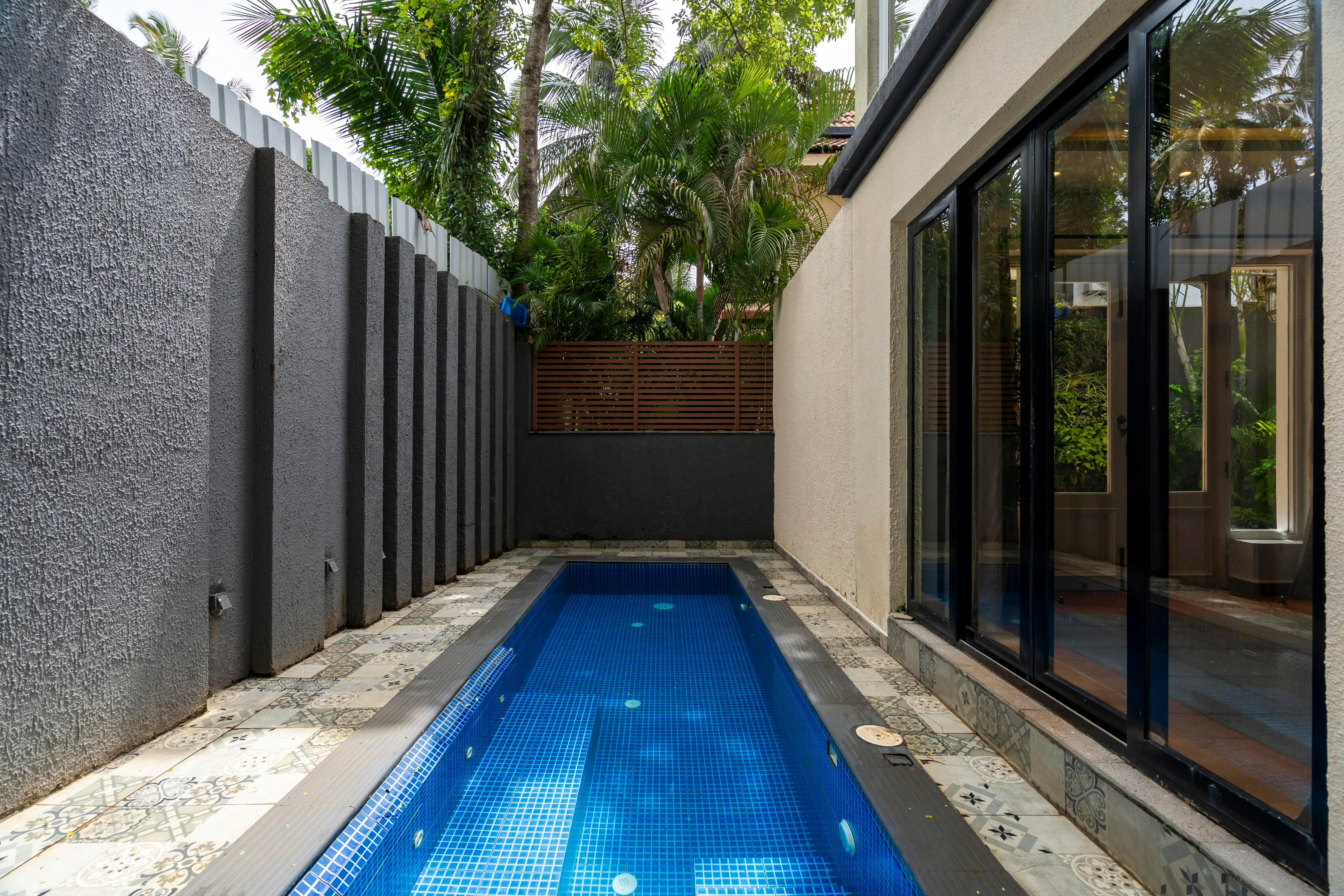 Staymaster Trivala - 3BR Pool Villa in Calangute - Tap to explore photos
