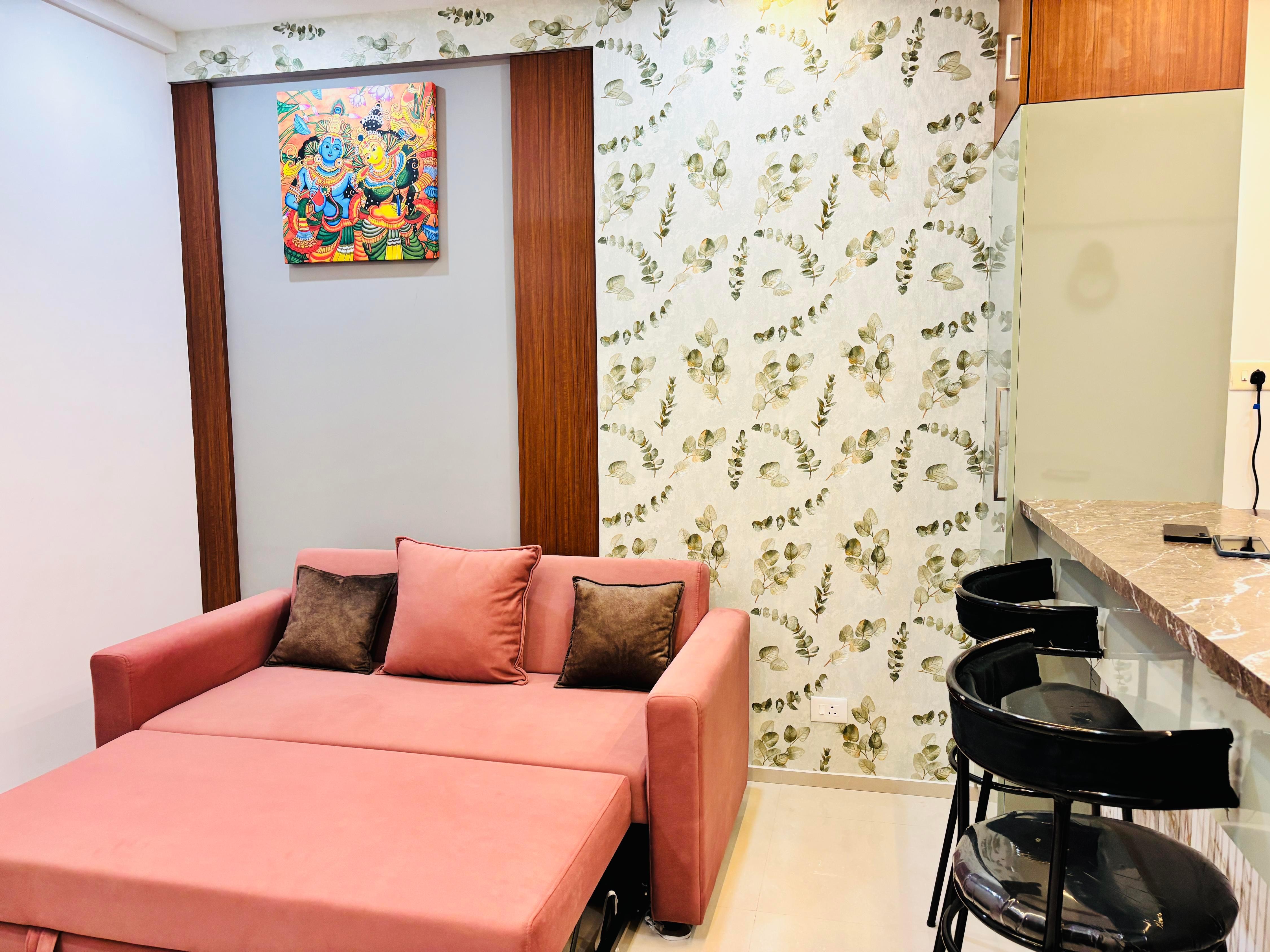 Kalpaka Divine 1BH | 200m from Guruvayur Temple - Tap to explore photos
