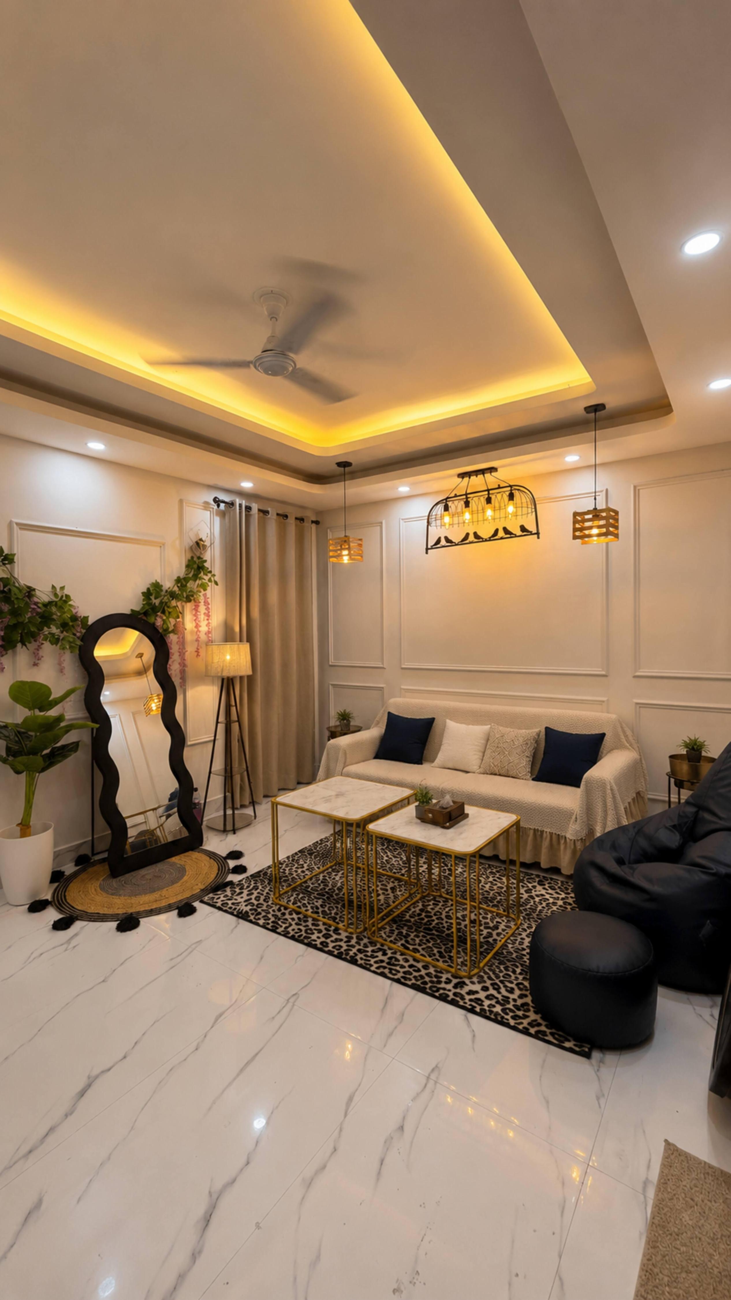 Golden Eclipse Luxury Stays 2BHK set - Tap to explore photos