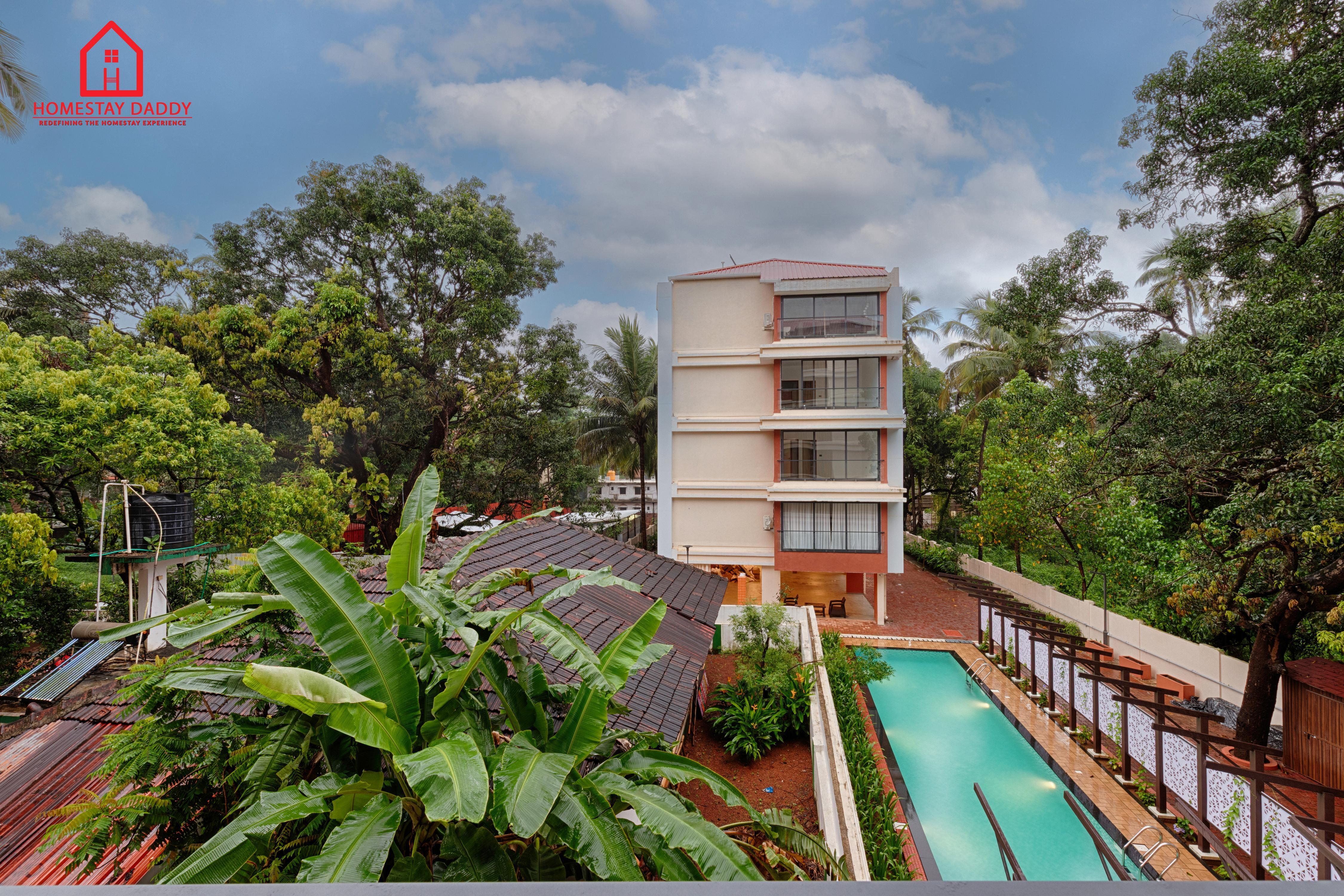 The Green Home(1BHK) Jacuzzi - HomestayDaddy - Tap to explore photos