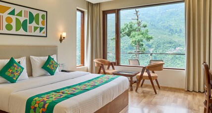 Treebo Tapovan Retreat Room Type - Premium Room with Mountain View