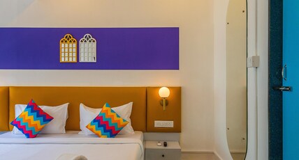 goSTOPS PLUS Goa Candolim Room Type - Deluxe Private AC Room with Balcony and Ensuite Bathroom
