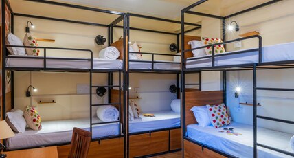 Zostel Gurgaon Room Type - 1 Bunk Bed | Superior 6 Bed Female Dorm (with private sitting space) | Shared en-suite washroom Zostel Gurgaon Room Type - 1 Bunk Bed | Superior 6 Bed Female Dorm (with private sitting space) | Shared en-suite washroom