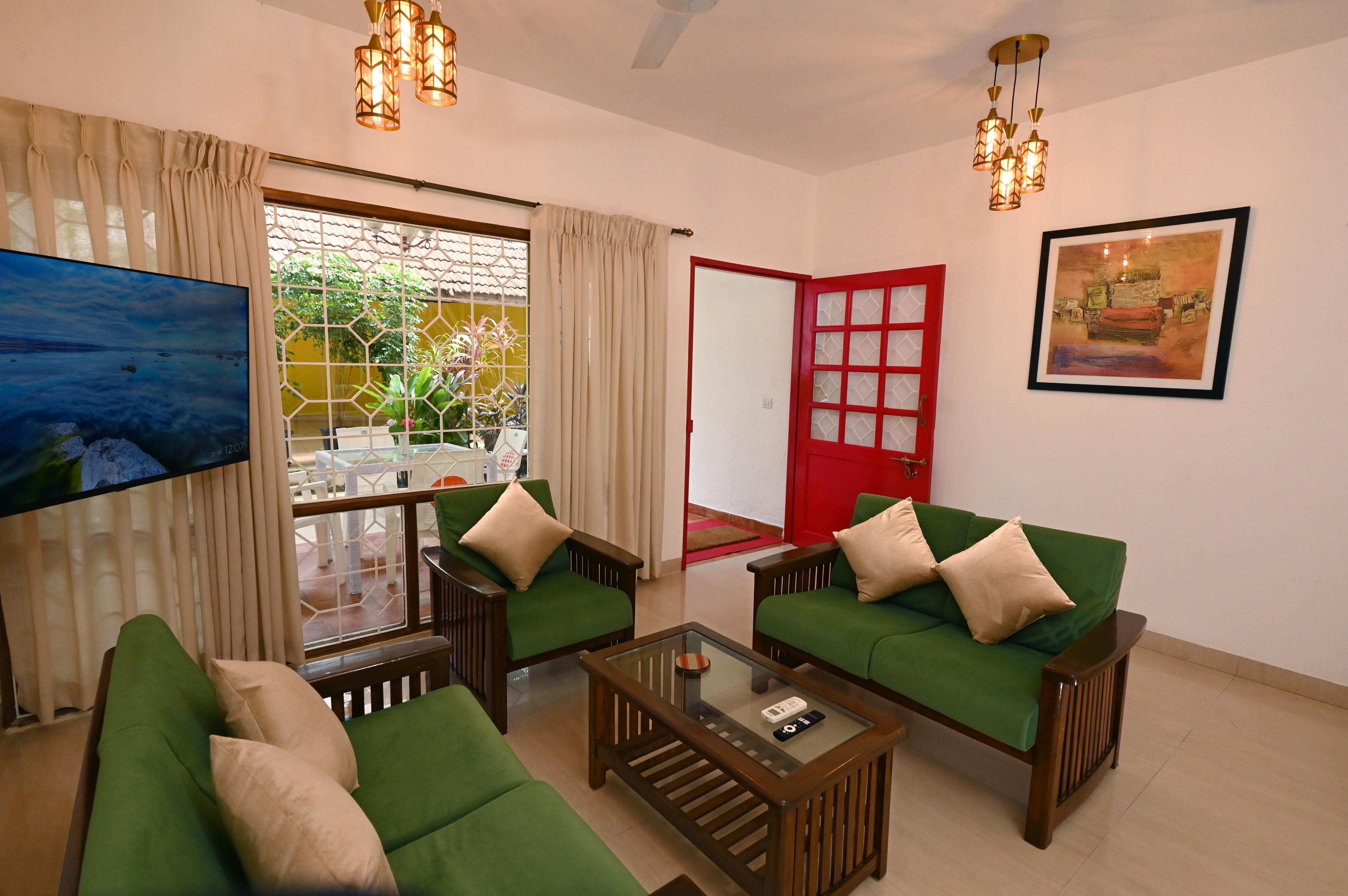 Solitude By The Pool 2BR Villa nr Novotel Candolim - Tap to explore photos