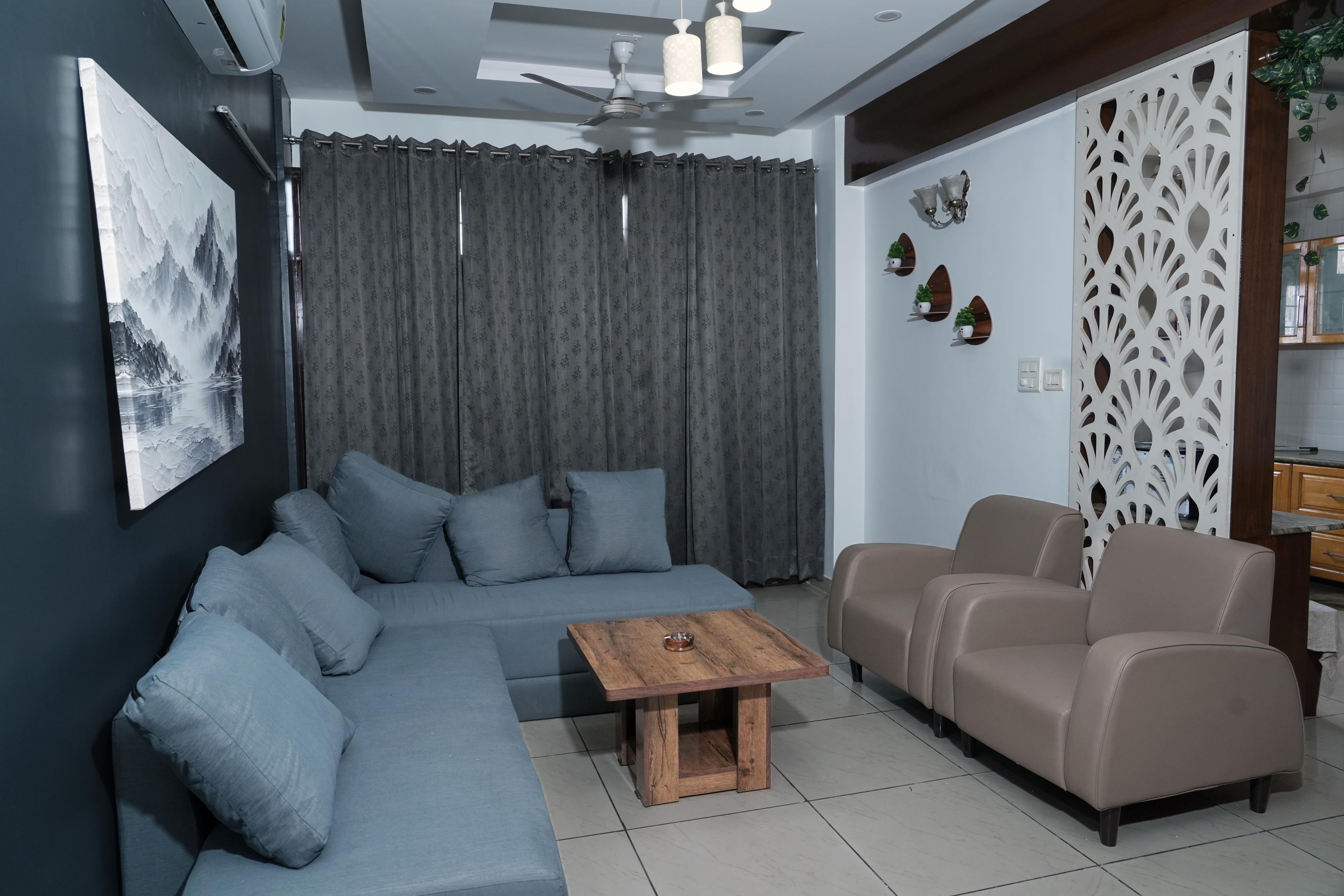 Harmony Haven Modern 2BHK in the Heart of Tricity - Tap to explore photos