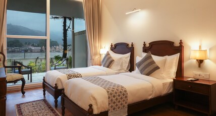 Madhvm By The Ganges at Ramjhula Rishikesh Room Type - GANGA RETREAT ROOMS WITH BALCONY & GARDEN VIEW