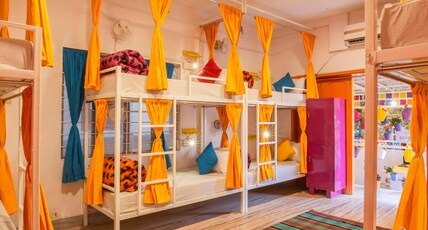 goSTOPS Jaipur, Civil Lines Room Type - Bed in 10 Bed Mixed AC Dormitory Room with Ensuite Bathroom - UPPER BED goSTOPS Jaipur, Civil Lines Room Type - Bed in 10 Bed Mixed AC Dormitory Room with Ensuite Bathroom - UPPER BED