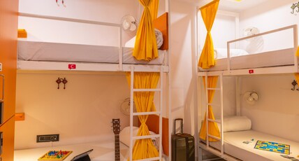 goSTOPS Jaipur, Civil Lines Room Type - Bed in 8 Bed Mixed AC Dormitory Room with Ensuite Bathroom - UPPER BED goSTOPS Jaipur, Civil Lines Room Type - Bed in 8 Bed Mixed AC Dormitory Room with Ensuite Bathroom - UPPER BED