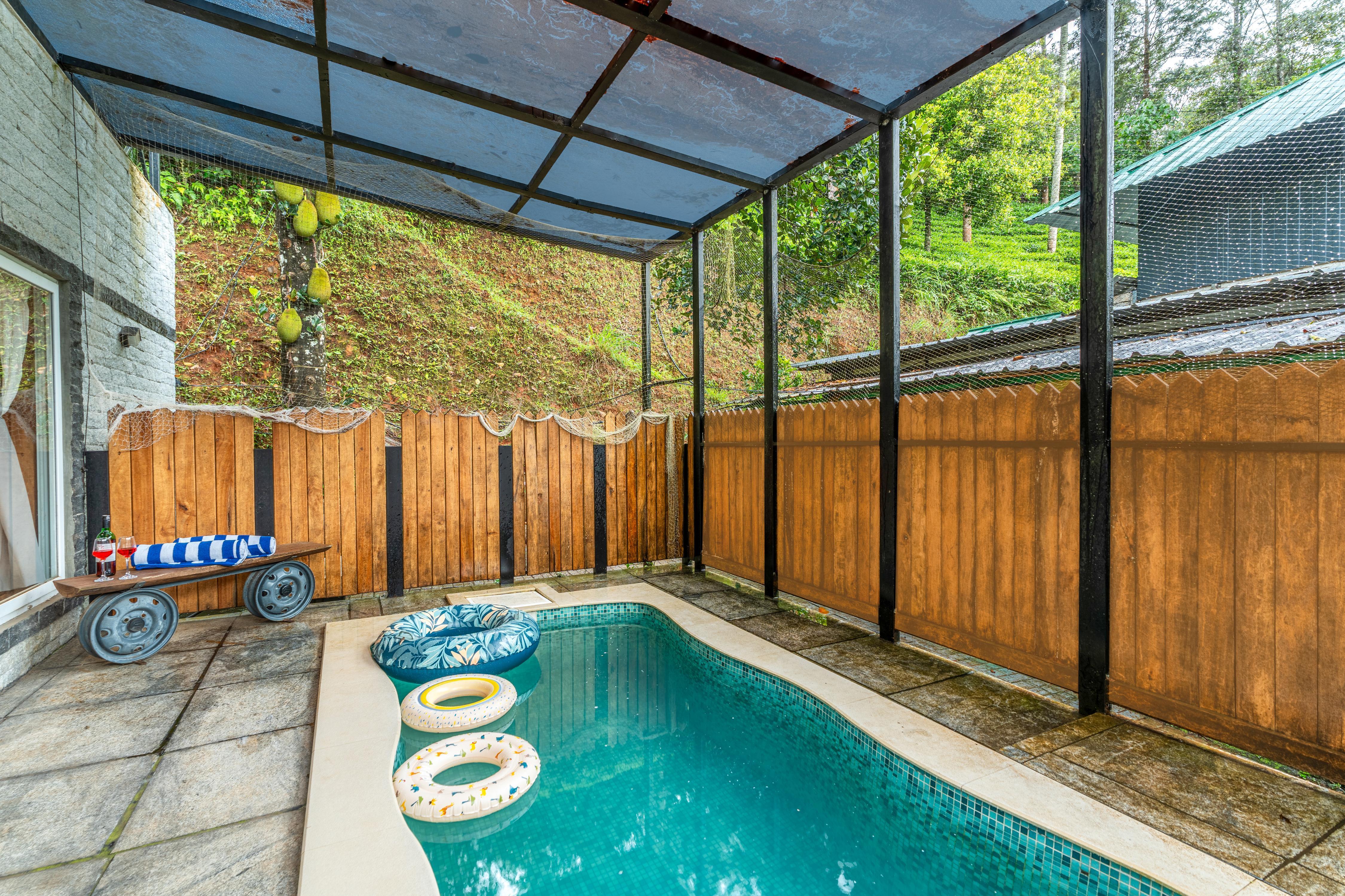 Alaya Stays Kayyath Valley 4 BHK Villa with Pvt Pool & Gym - Tap to explore photos