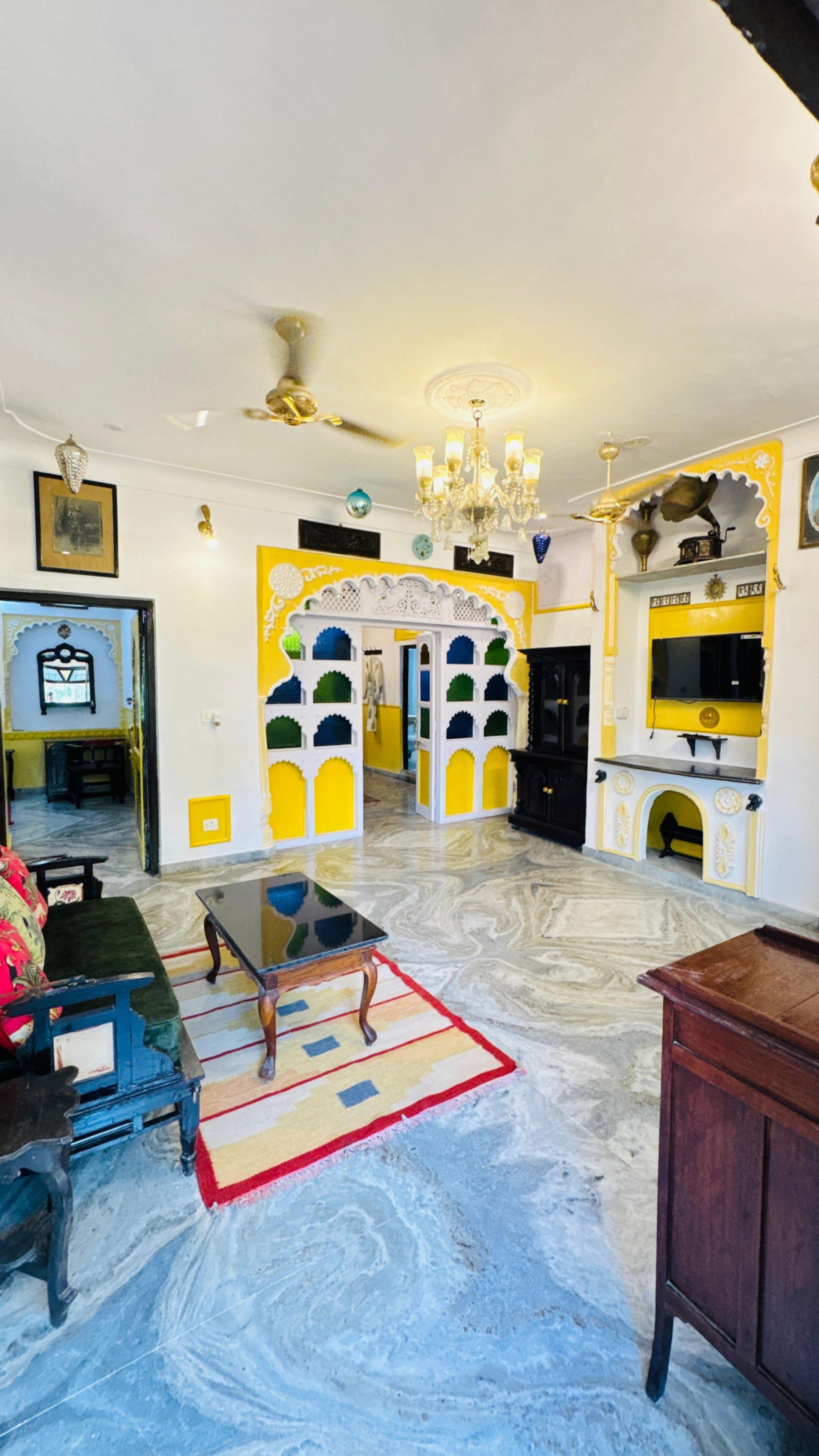 Entire 2BHK Heritage Apartment in Udaipur |Lasani House - Tap to explore photos