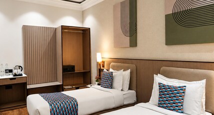Palette Hotel by CheckIn Amritsar, City Centre Room Type - Classic Room with Twin Bed