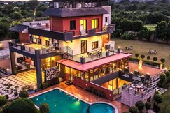 ELIVAAS Shivoham Farmhouse 9 BHK with Private Pool & Gaming Room