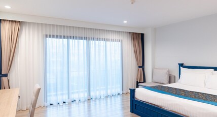 Bhukitta Boutique Hotel Room Type - Grand Deluxe Double Bed with Pool View - Free Coworking Space