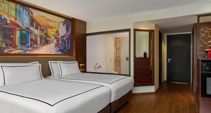 Novotel Phuket Vintage Park Room Type - Deluxe room, 2 Single Beds