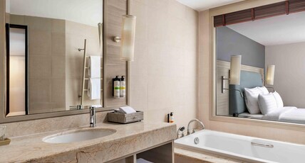 Pullman Phuket Panwa Beach Resort Room Type - JUNIOR SUITE FAMILY, One bedroom King Size Bed, 1 Bunk Bed, Garden View Pullman Phuket Panwa Beach Resort Room Type - JUNIOR SUITE FAMILY, One bedroom King Size Bed, 1 Bunk Bed, Garden View