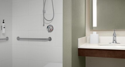 Hilton Garden Inn Westbury Room Type - 1 KING ACC RM ROLLIN SHWR