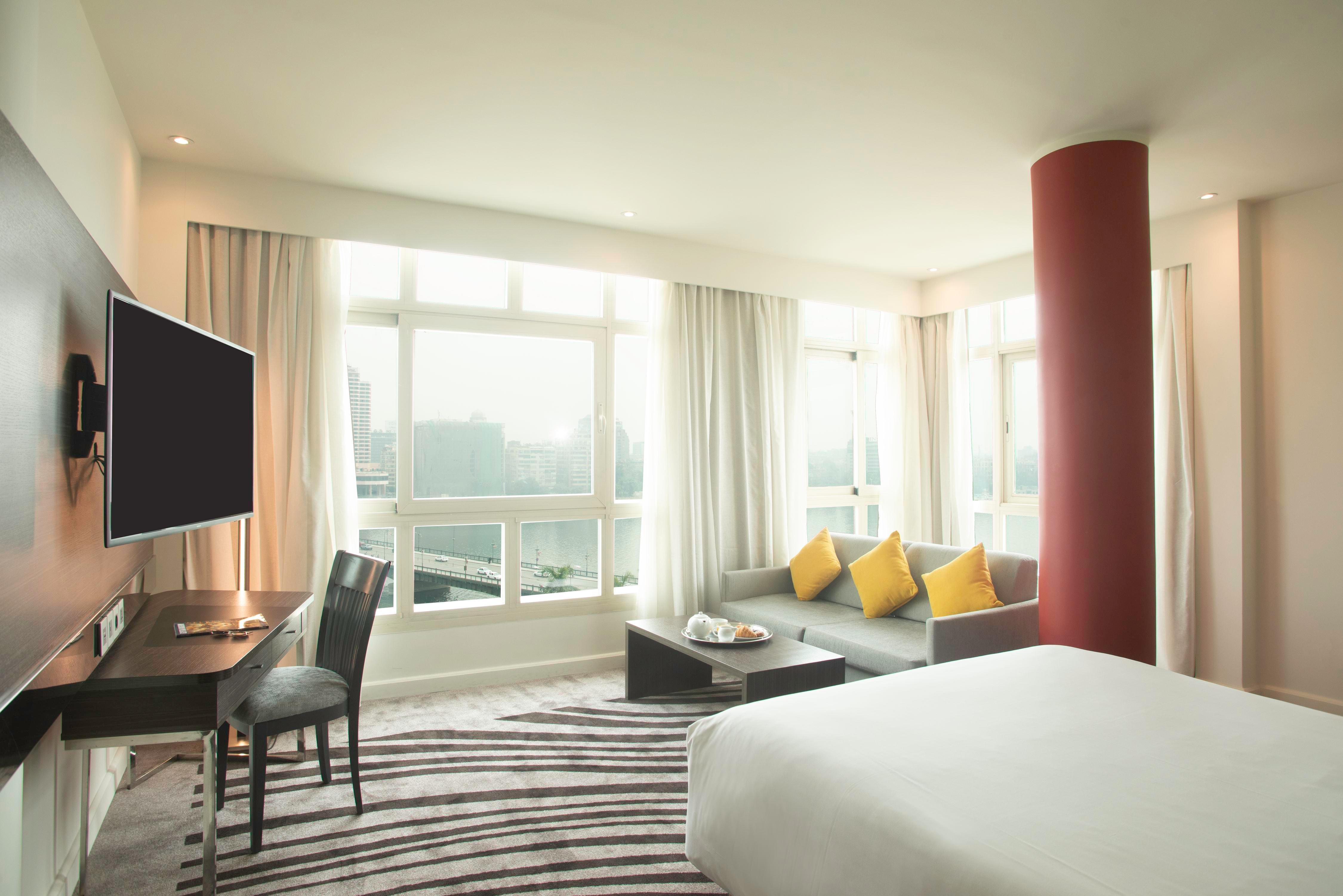 Novotel Cairo El Borg Room Type - Junior Suite with 1 double bed and sofa, River Side Novotel Cairo El Borg Room Type - Junior Suite with 1 double bed and sofa, River Side