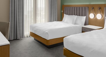 Embassy Suites San Antonio Riverwalk Downtown Hotel Room Type - 2 QUEEN BEDS CORNER SUITE Embassy Suites San Antonio Riverwalk Downtown Hotel Room Type - 2 QUEEN BEDS CORNER SUITE