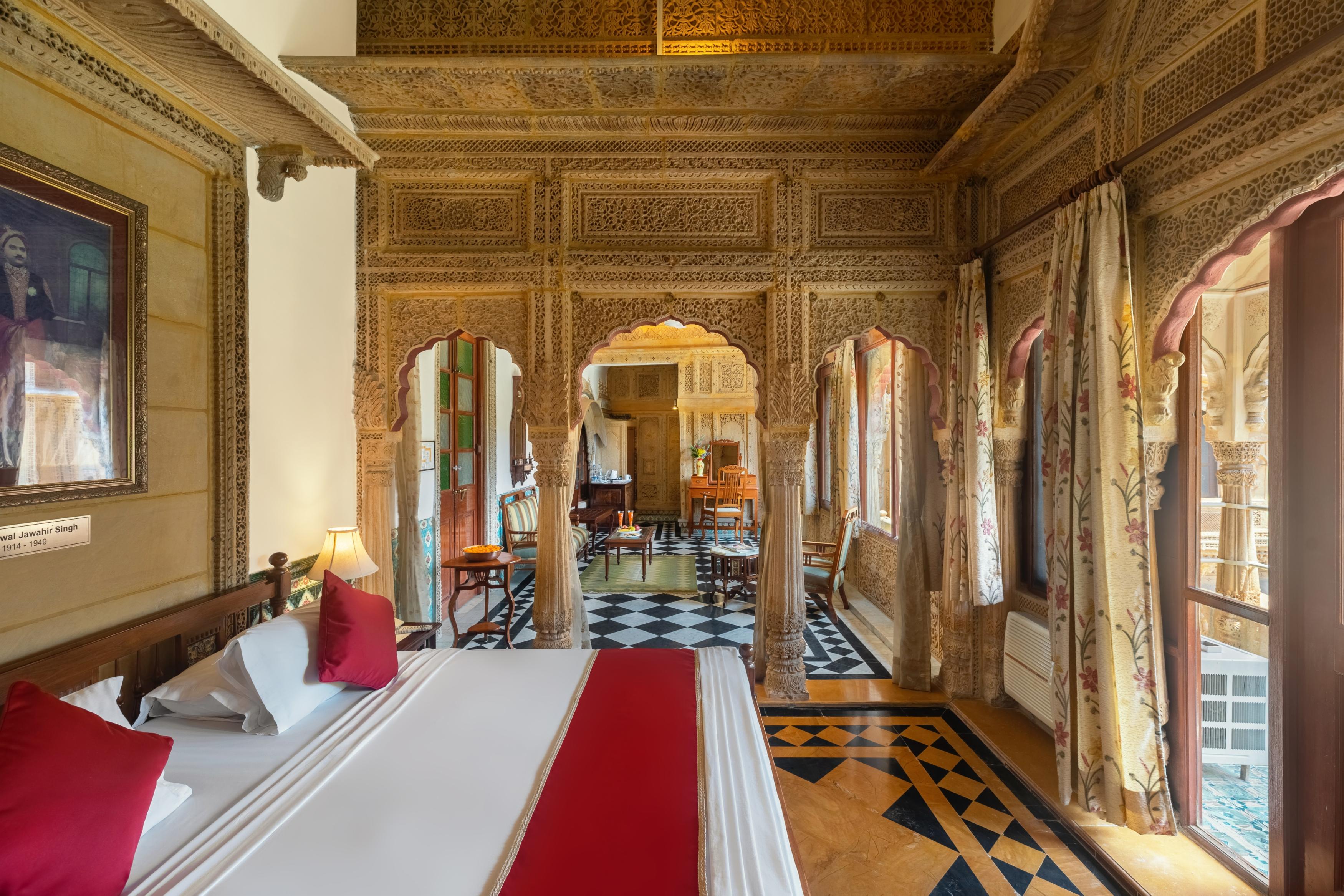 WelcomHeritage Mandir Palace Room Type - Surya Mahal Suite