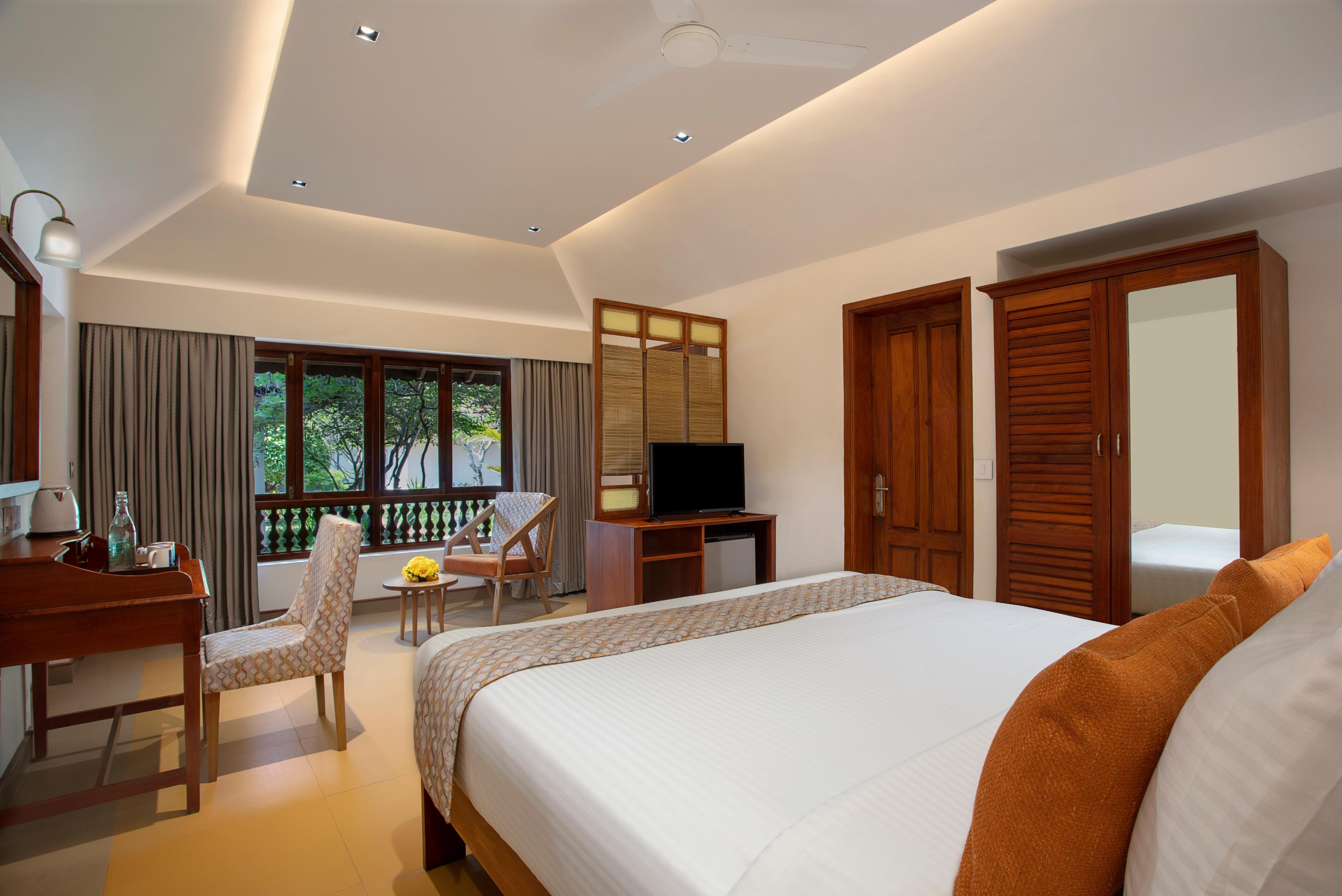 Estuary Sarovar Premiere, Poovar Island Room Type - Garden Cottage Room
