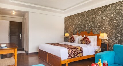 MountView Pahalgam(Riverside) Room Type - Deluxe Room (River or Pool or Mountain View)