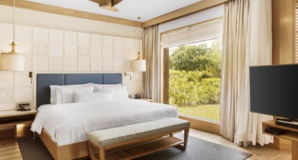The Westin Sohna Resort & Spa Room Type - Premier Pool Villa, Larger Guest room, 1 King, Pool view The Westin Sohna Resort & Spa Room Type - Premier Pool Villa, Larger Guest room, 1 King, Pool view