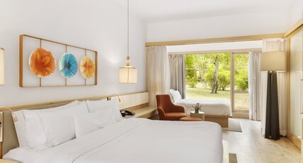 The Westin Sohna Resort & Spa Room Type - Family Studio, 1 Bedroom Junior Suite, 1 King or 1 Queen The Westin Sohna Resort & Spa Room Type - Family Studio, 1 Bedroom Junior Suite, 1 King or 1 Queen
