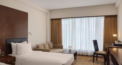 The Fern Residency Ahmedabad, Subhash Bridge, Series by Marriott Room Type - Winter Green Premium, Guest room, 2 Twin