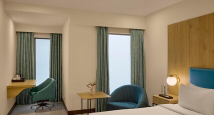 The Fern Residency Ahmedabad, Subhash Bridge, Series by Marriott Room Type - Winter Green, Guest room, 1 Queen The Fern Residency Ahmedabad, Subhash Bridge, Series by Marriott Room Type - Winter Green, Guest room, 1 Queen