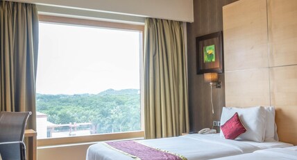 Novotel Hyderabad Airport Room Type - Premier Twin Beds with Lounge Access - Happy Hours 6:30 PM to 8:30 PM Novotel Hyderabad Airport Room Type - Premier Twin Beds with Lounge Access - Happy Hours 6:30 PM to 8:30 PM