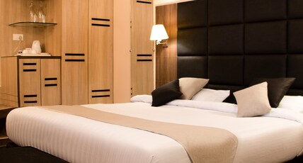 Hotel Alpine Continental Room Type - BOUTIQUE QUAD AC Without WINDOW (KING BED + 1 QUEEN BED) (Basement Room) Hotel Alpine Continental Room Type - BOUTIQUE QUAD AC Without WINDOW (KING BED + 1 QUEEN BED) (Basement Room)