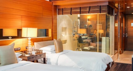 The Leela Ambience Gurugram Hotel & Residences - The Luxury Urban Sanctuary Room Type - Deluxe Room with Twin Beds | Bathtub The Leela Ambience Gurugram Hotel & Residences - The Luxury Urban Sanctuary Room Type - Deluxe Room with Twin Beds | Bathtub