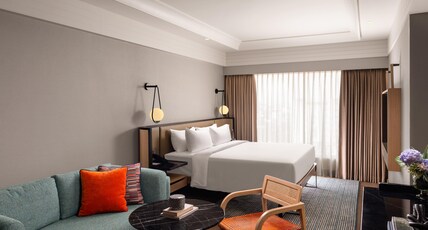 Pullman Chennai Anna Salai - An Accor Brand Hotel Room Type - Deluxe Club Room with 1 King Bed- Lounge Access with Cocktail Hours Pullman Chennai Anna Salai - An Accor Brand Hotel Room Type - Deluxe Club Room with 1 King Bed- Lounge Access with Cocktail Hours