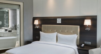 Taj Agra Room Type - Luxury Suite with Living Room, Bathtub and Lounge Access