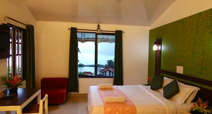 Green Palace Ayurveda Resort Room Type - Deluxe Lake View Room Green Palace Ayurveda Resort Room Type - Deluxe Lake View Room