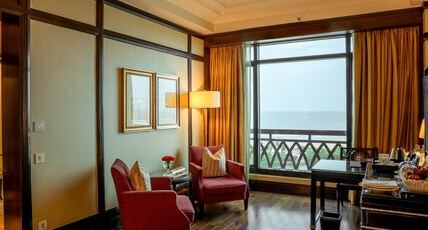 The Leela Palace Chennai Room Type - Royal Club Sea View Room with Airport Transfers and Cocktail Hours