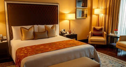 The Leela Palace Chennai Room Type - Deluxe Room with Pool view