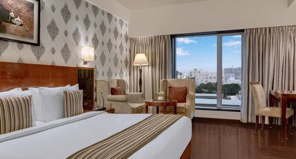 The Fern Residency Rajkot, Series by Marriott Hotel Room Type - Winter Green, Guest room, 1 King, City view