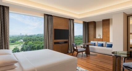 Courtyard by Marriott Bhopal Room Type - Junior Suite, 1 Bedroom, Executive Lounge Access, Bathtub, 2 Pieces Laundry Per Day, 1-way airport T Courtyard by Marriott Bhopal Room Type - Junior Suite, 1 Bedroom, Executive Lounge Access, Bathtub, 2 Pieces Laundry Per Day, 1-way airport T