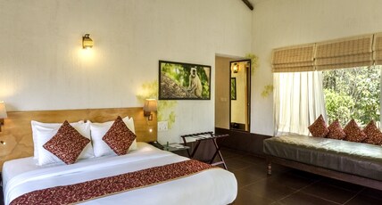 The Riverwood Forest Retreat-Pench Room Type - Gardenview Suite bathtub The Riverwood Forest Retreat-Pench Room Type - Gardenview Suite bathtub
