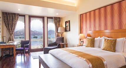 Radisson Blu Udaipur Palace Resort and Spa Room Type - Business Class Room - Lake View Radisson Blu Udaipur Palace Resort and Spa Room Type - Business Class Room - Lake View