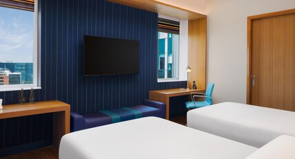 Aloft Bengaluru Outer Ring Road Room Type - Guest room, 2 Twins, City view