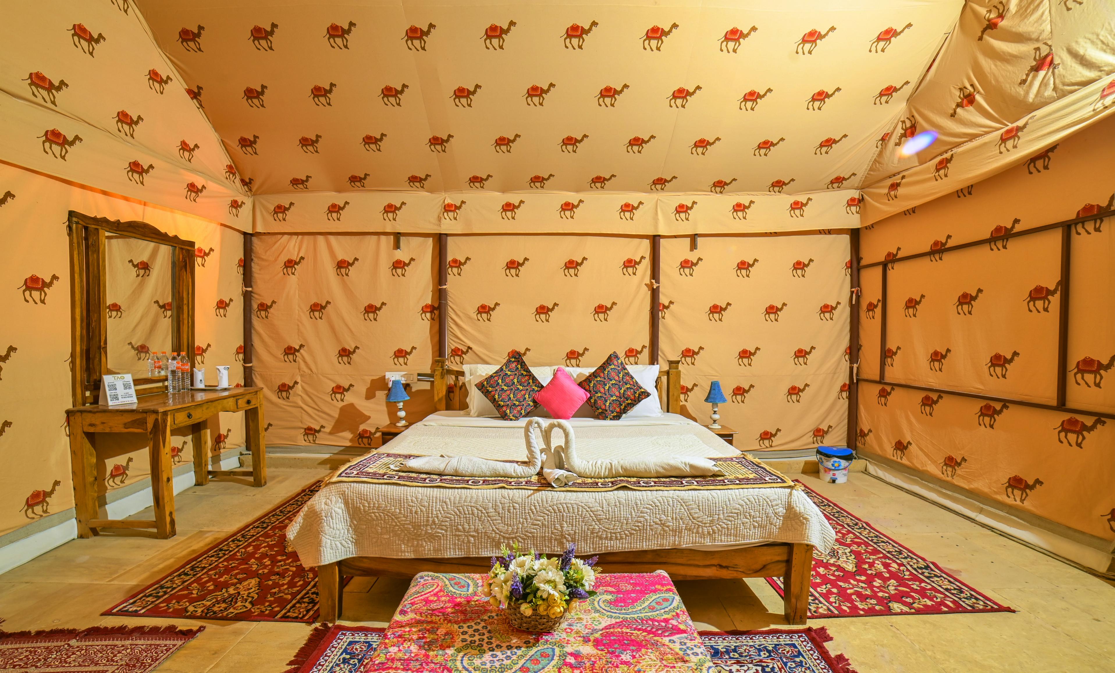 Lakhmana Desert Camp Room Type - Deluxe AC Swiss Tents