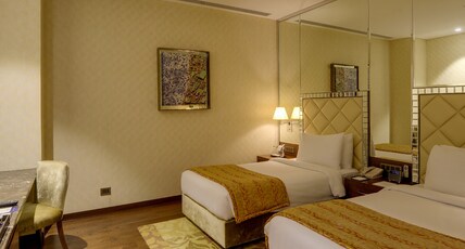 Niranta Airport Transit Hotel & Lounge Terminal 2 Arrivals/Landside Room Type - Premium Twin