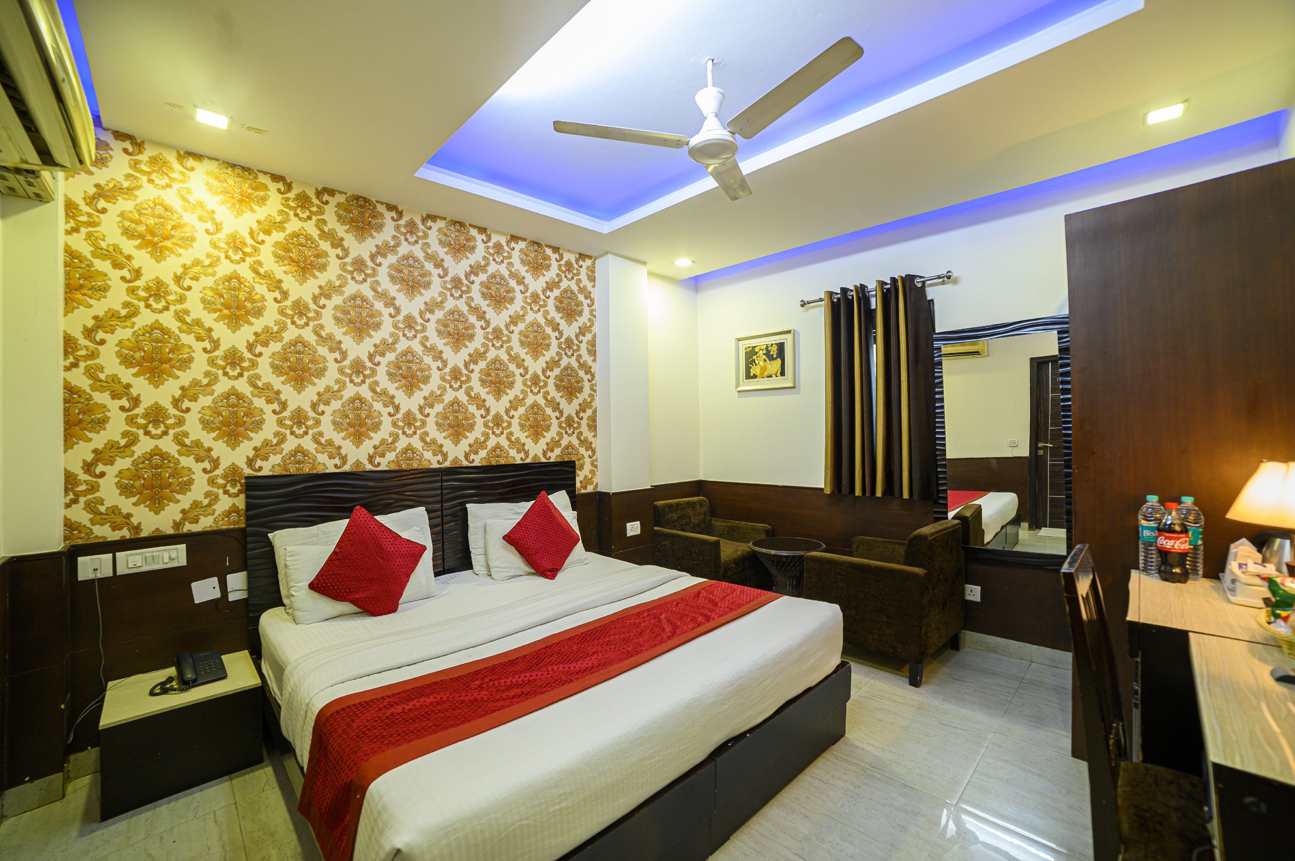 Hotel Hill Palace, Karol Bagh Room Type - Deluxe Room  (Delhi NCR Id Not Allowed )