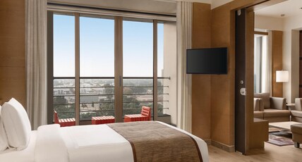 Wyndham Ahmedabad Shela Room Type - 1 Twin Bed, Executive Suite, Balcony, Living Room, City or Garden View, NSMK Wyndham Ahmedabad Shela Room Type - 1 Twin Bed, Executive Suite, Balcony, Living Room, City or Garden View, NSMK