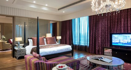 Taj Santacruz, Mumbai Room Type - Grand Luxury Suite with Breakfast, Two Way Airport Transfers, Evening Cocktail Hours and High-Tea Taj Santacruz, Mumbai Room Type - Grand Luxury Suite with Breakfast, Two Way Airport Transfers, Evening Cocktail Hours and High-Tea