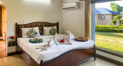Tusk and Roar Corbett Resort Room Type - Deluxe cottage with Garden View