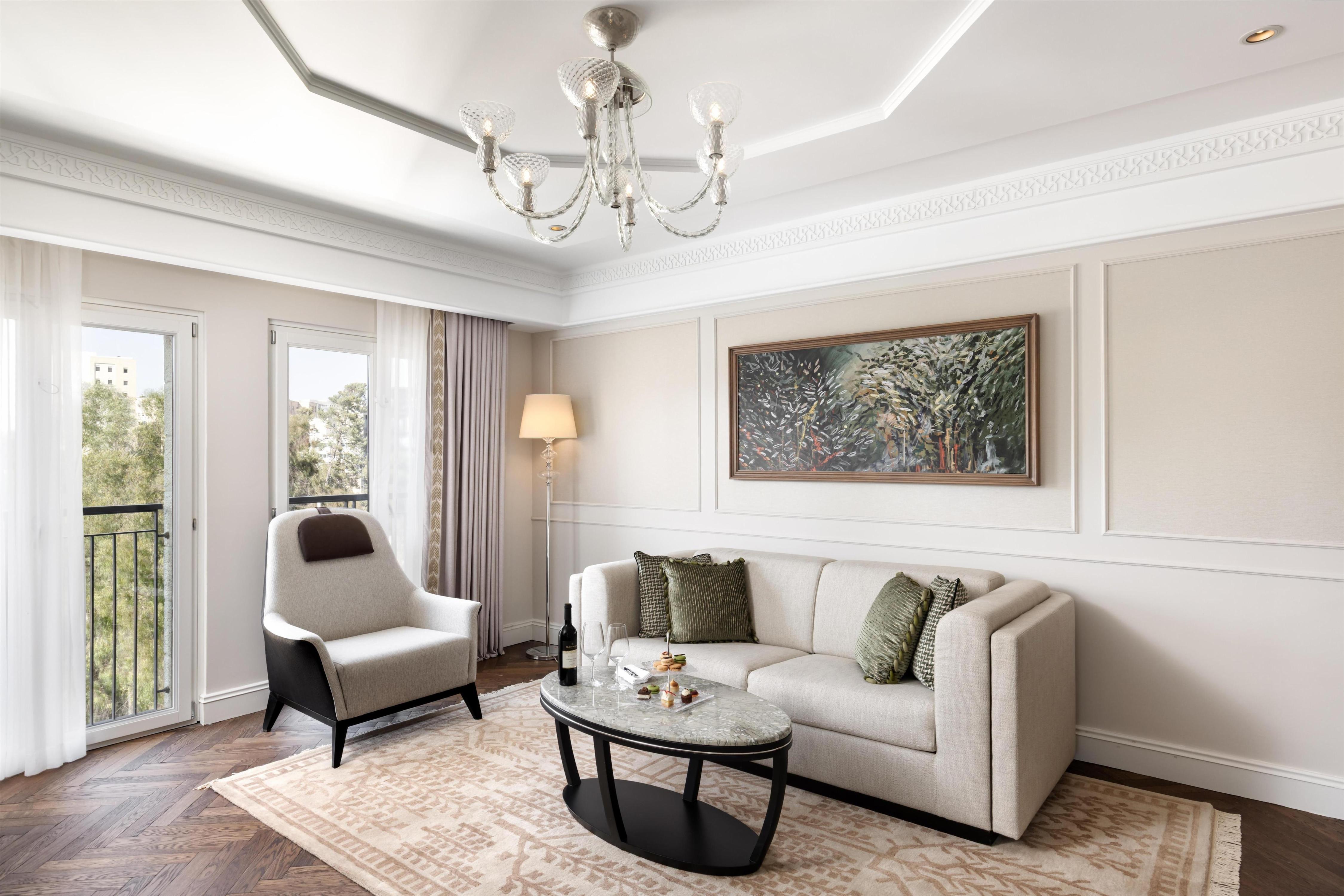 Waldorf Astoria Jerusalem by Hilton Room Type - PREMIER ONE BEDROOM SUITE Waldorf Astoria Jerusalem by Hilton Room Type - PREMIER ONE BEDROOM SUITE