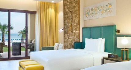 DoubleTree by Hilton Resort  & Spa Marjan Island Room Type - Two Queen Bed Bay Club Room with Sea View
